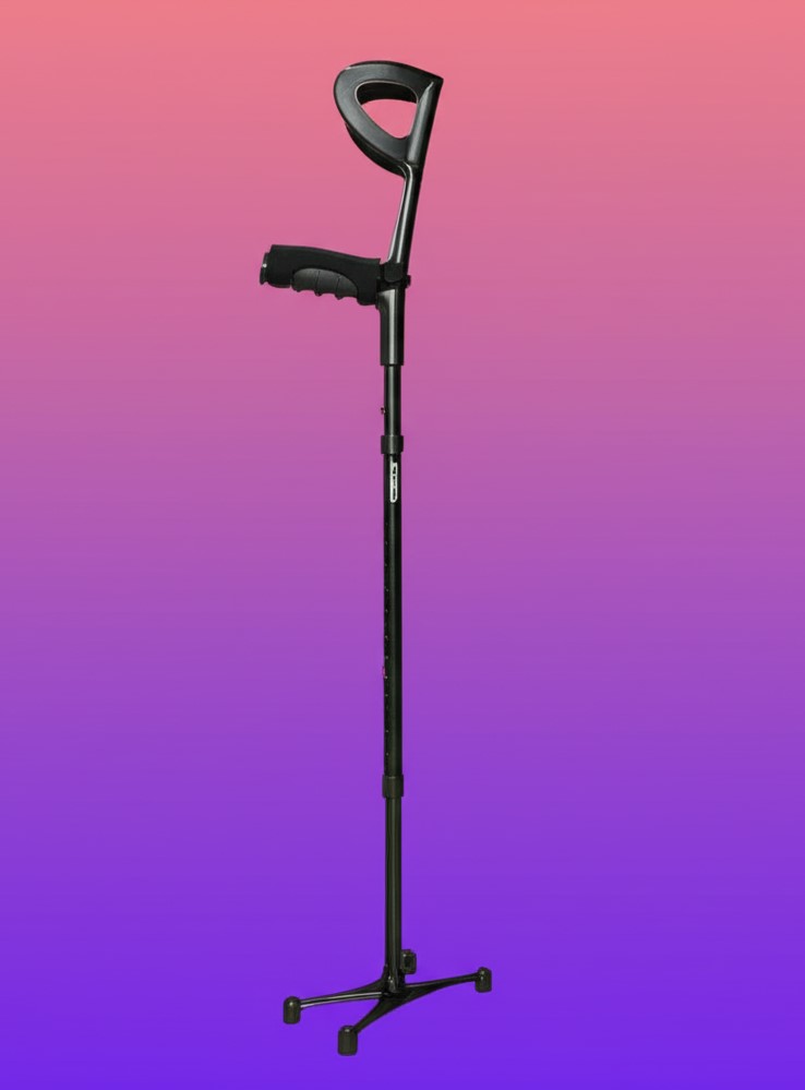 The Walqer X against a vibrant purple and pink gradient background.